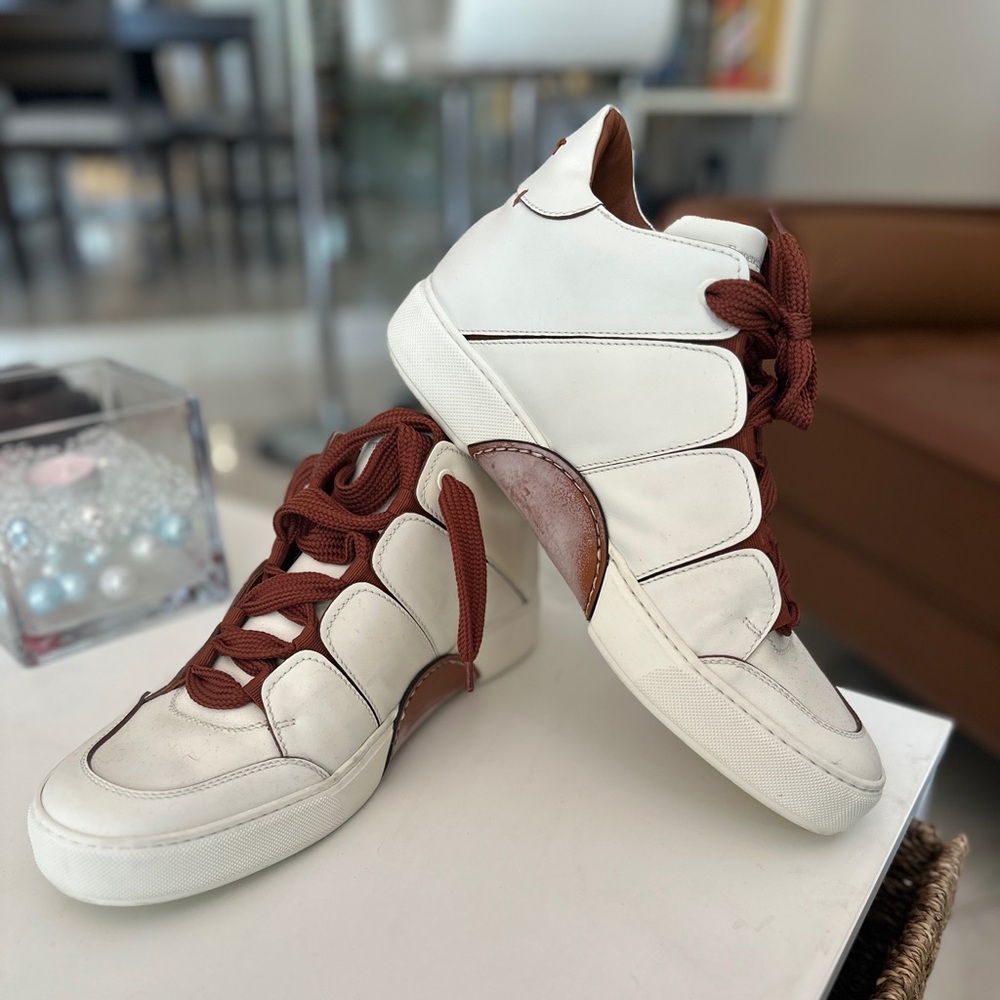 Ermenegildo Zegna Off-White Tiziano Sneakers
